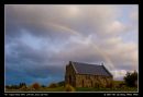 Rainbow Shining Across The Church Of Good Shepherd