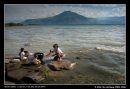Laundry Day At Lake Toba